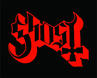 red ghost logo.